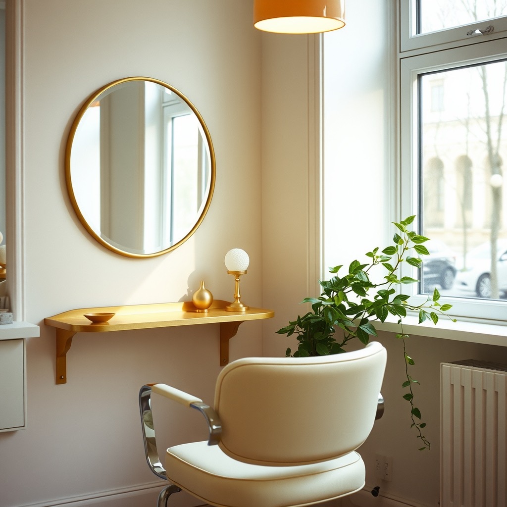 Inside the salon
